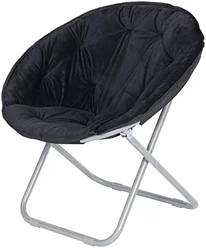2 Pack Folding Saucer Chair Adults Portable Faux Fur Saucer Chair Room Dorm Room Apartment, Black Foldable chair Desk chair
2 Pack Folding Saucer Chair Adults Portable Faux Fur Saucer Chair Room Dorm Room Apartment, Black Foldable chair Desk chair