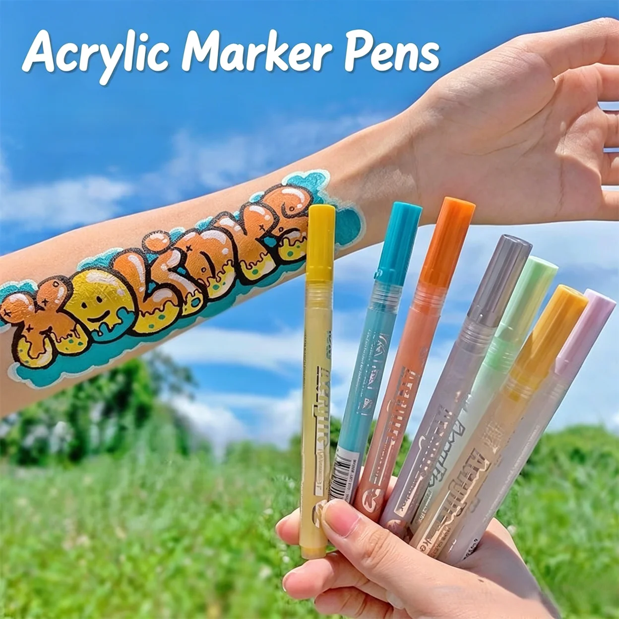 Multi-Surface Acrylic Paint Markers Set of 12 - Vibrant Art Pens for Rock Painting, Ceramics & Stone Crafts
Multi-Surface Acrylic Paint Markers Set of 12 - Vibrant Art Pens for Rock Painting, Ceramics & Stone Crafts