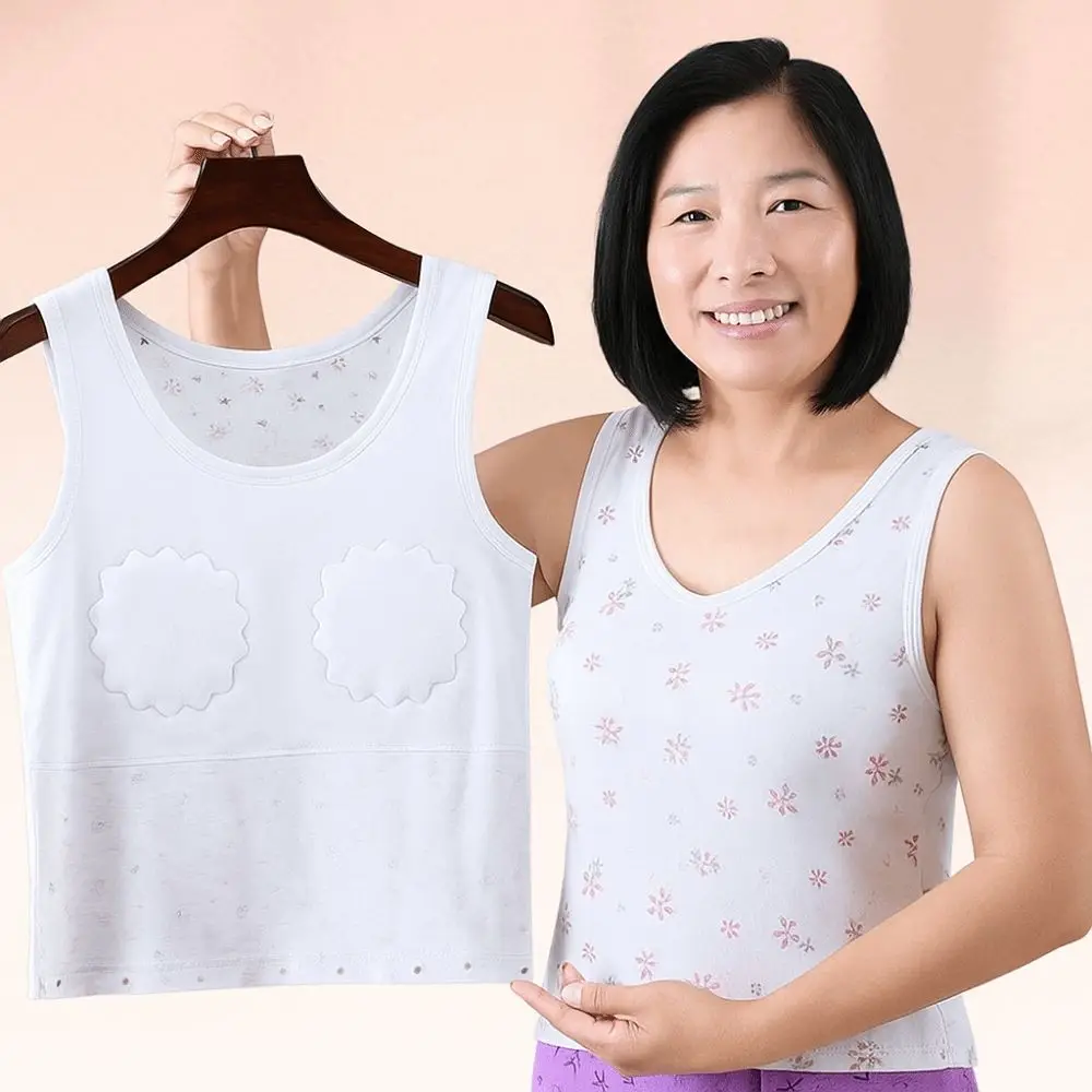 Wide Shoulder Middle Aged and Elderly Vest Cotton Thin Design Elderly Sweatshirt Breathable Sleeveless Women Sleeveless Vest
Wide Shoulder Middle Aged and Elderly Vest Cotton Thin Design Elderly Sweatshirt Breathable Sleeveless Women Sleeveless Vest