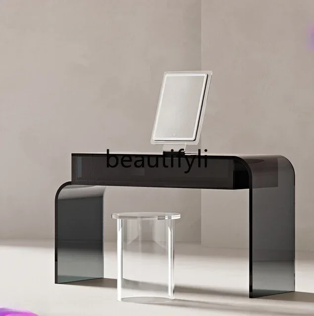 ss D Acrylic creative transparent integrated dresser small makeup table light luxury modern simple desk
ss D Acrylic creative transparent integrated dresser small makeup table light luxury modern simple desk