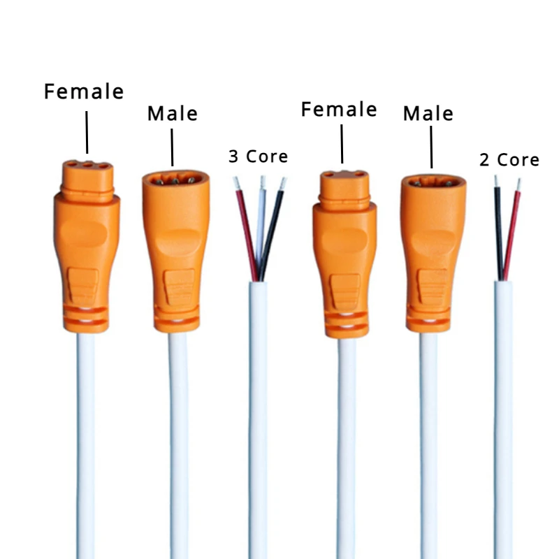 DC cable Two-color Male Female Waterproof Cable 2 core 3 core 0.3 square LED lamp panel light power cord 2Pin 3Pin 20cm 22AWG
DC cable Two-color Male Female Waterproof Cable 2 core 3 core 0.3 square LED lamp panel light power cord 2Pin 3Pin 20cm 22AWG