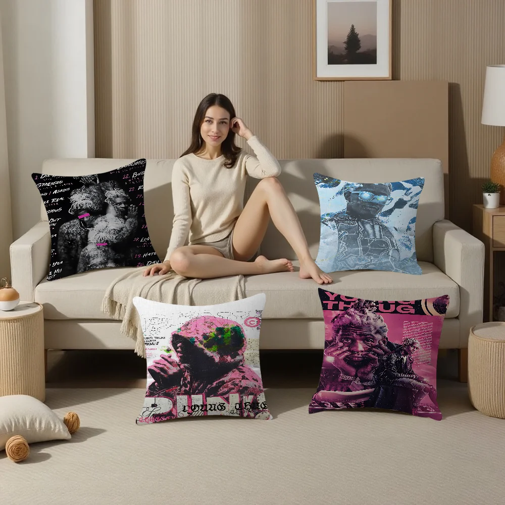 Rapper Y-Young T-Thug Pillow Covers Cartoon Sofa Decorative Home Double-sided Printing Short Plush Cute Cushion Cover
Rapper Y-Young T-Thug Pillow Covers Cartoon Sofa Decorative Home Double-sided Printing Short Plush Cute Cushion Cover