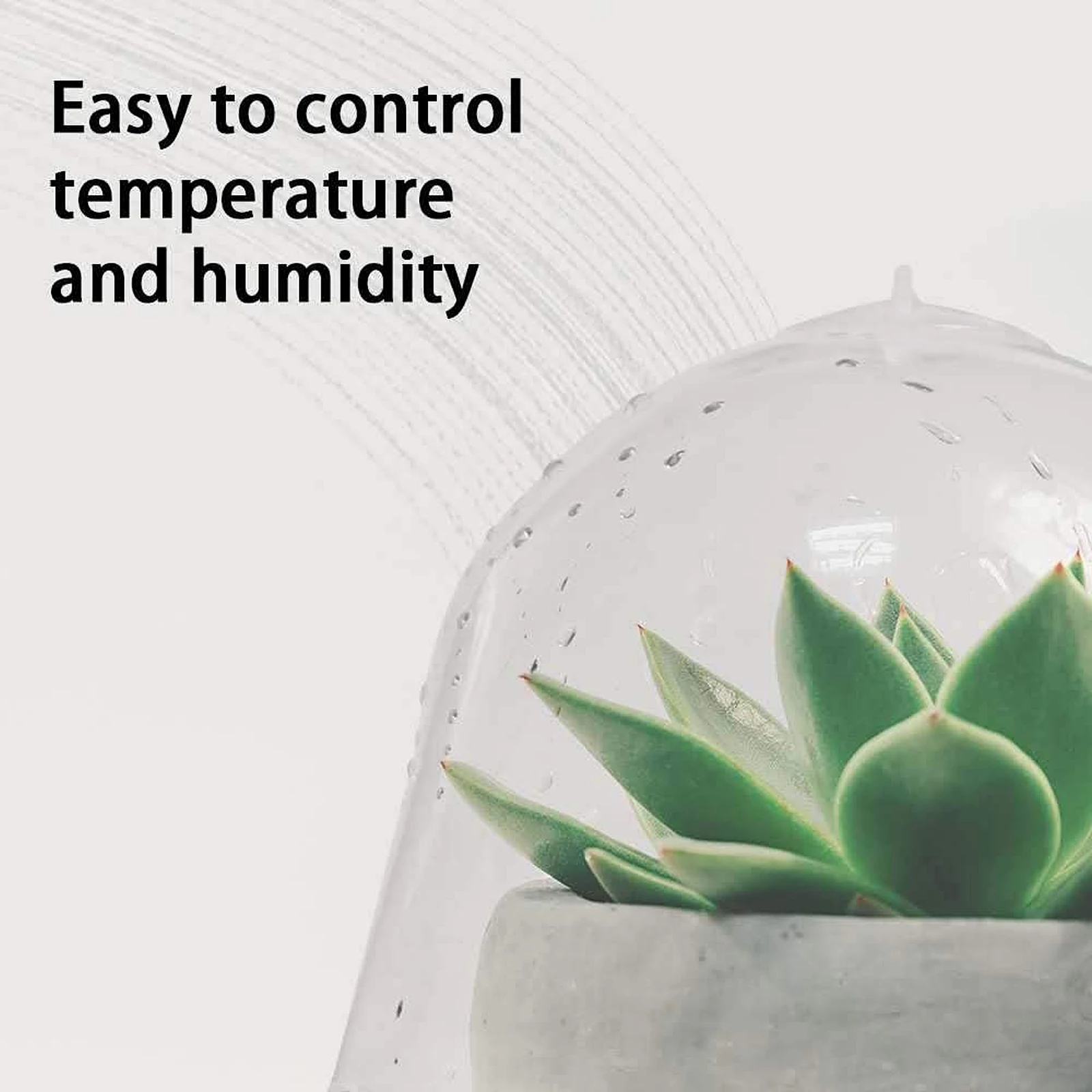 10pcs Square Flower Pot Seedling Covers 10x10cm Thick Transparent Domes Plant Cloche Frost Protection Adjustable Vent Design
10pcs Square Flower Pot Seedling Covers 10x10cm Thick Transparent Domes Plant Cloche Frost Protection Adjustable Vent Design