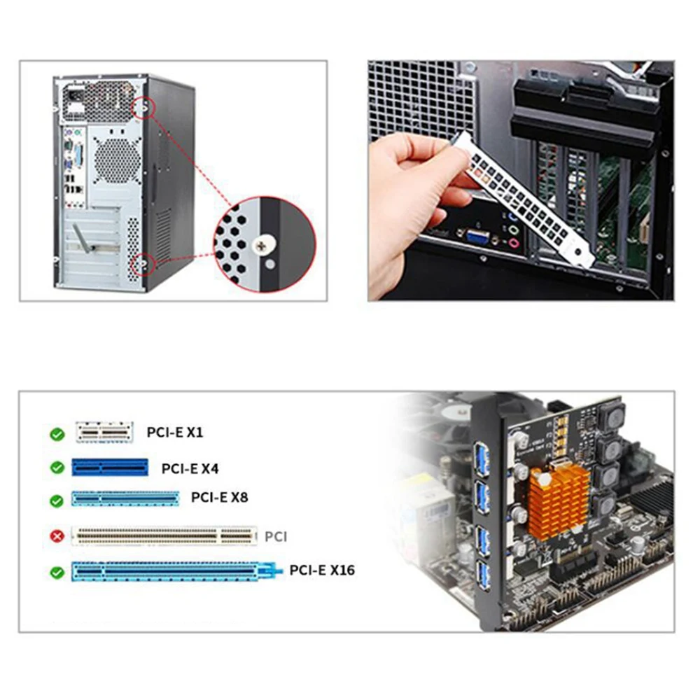 Компактный 7-портовый адаптер PCI-E к USB 3.0 HUB PCI Express адаптер карты расширения 5 Гбит/с для материнской платы
Компактный 7-портовый адаптер PCI-E к USB 3.0 HUB PCI Express адаптер карты расширения 5 Гбит/с для материнской платы