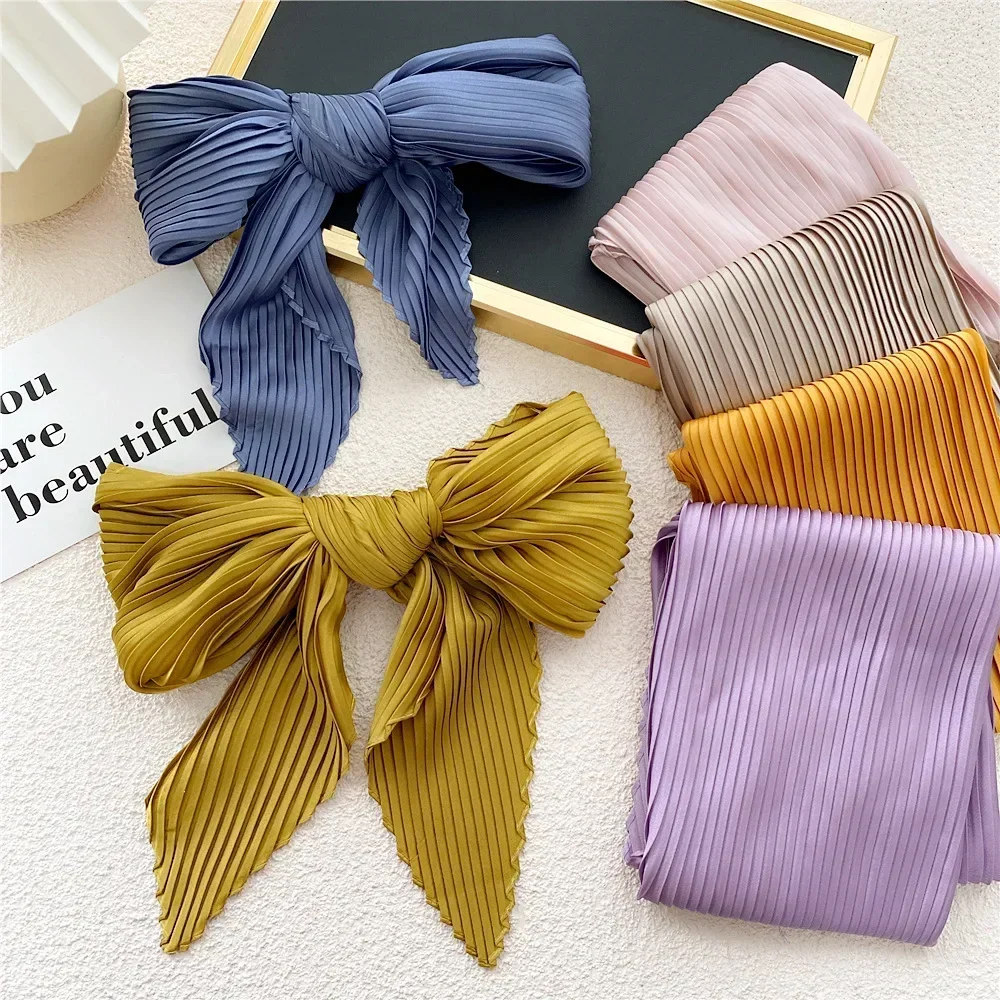 Women Square Scarf Skinny Ribbon Head Neck Pleated Hair Tie Band Kerchief Satin Foulard Scarf Neckerchief Apparel Accessories
Women Square Scarf Skinny Ribbon Head Neck Pleated Hair Tie Band Kerchief Satin Foulard Scarf Neckerchief Apparel Accessories