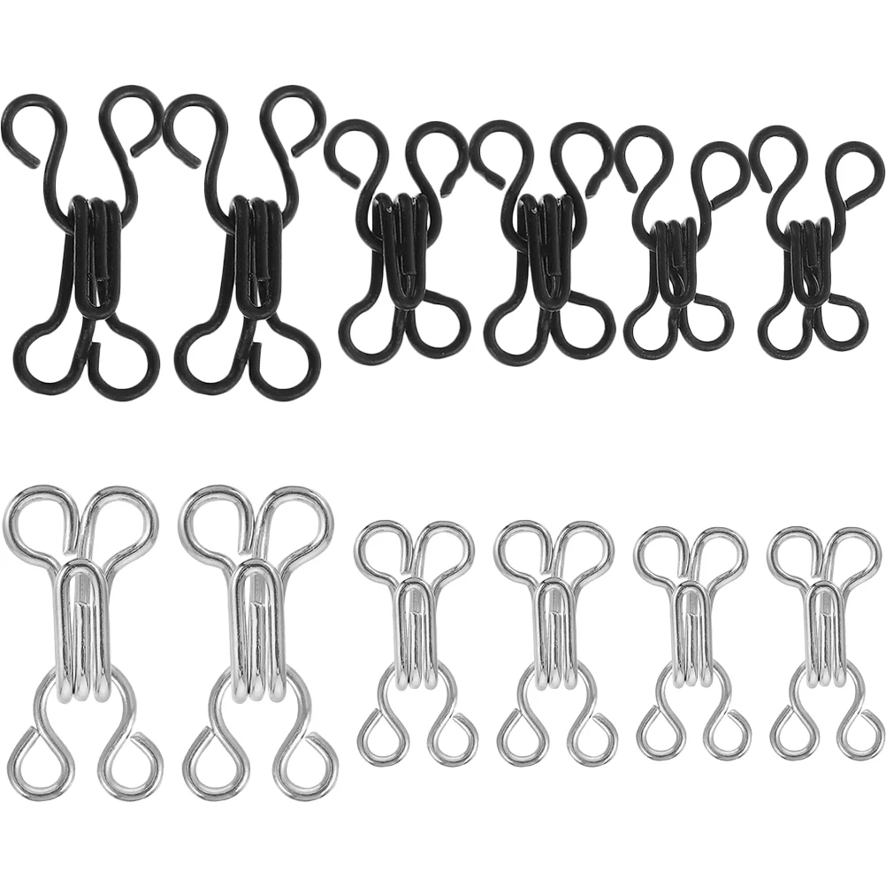 120 Pcs Collar Hook Buckle Clothing Repair Hooks Bra Shirt Sweater Sewing Parts Alloy Eyes Closure Accessory DIY Supplies
120 Pcs Collar Hook Buckle Clothing Repair Hooks Bra Shirt Sweater Sewing Parts Alloy Eyes Closure Accessory DIY Supplies