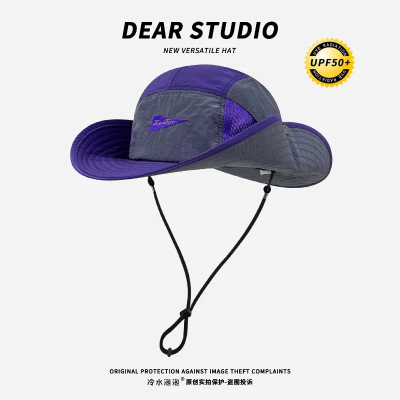 Outdoor Light Breathable Quick-drying Bucket Hats Women Spring and Summer Travel Sun Protection Retro Color Matching Hiking Cap
Outdoor Light Breathable Quick-drying Bucket Hats Women Spring and Summer Travel Sun Protection Retro Color Matching Hiking Cap