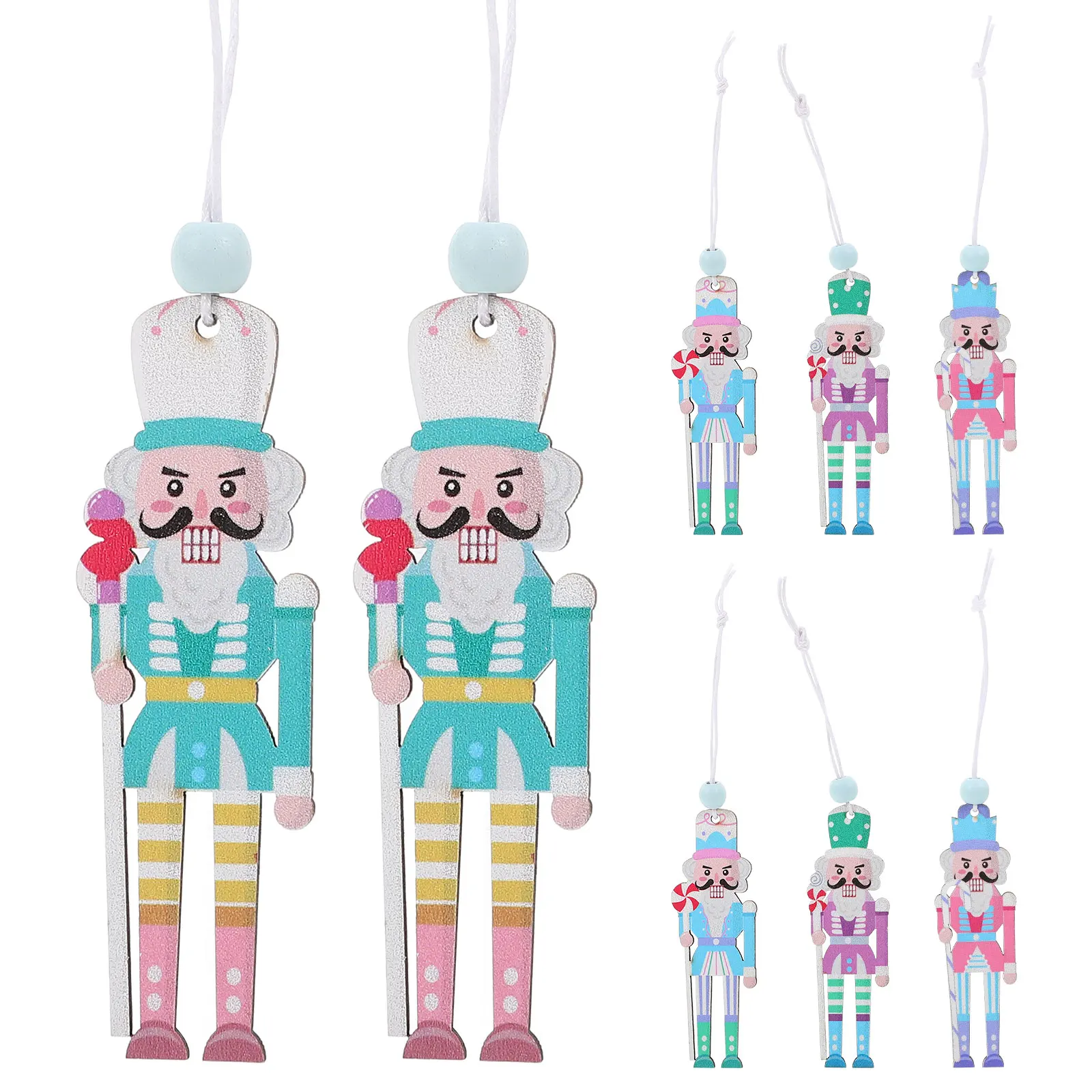 8 Pcs Wooden Pendant Nutcracker Decorations Ornament Festival Miniature Hanging Holiday Ornaments Outdoor
8 Pcs Wooden Pendant Nutcracker Decorations Ornament Festival Miniature Hanging Holiday Ornaments Outdoor