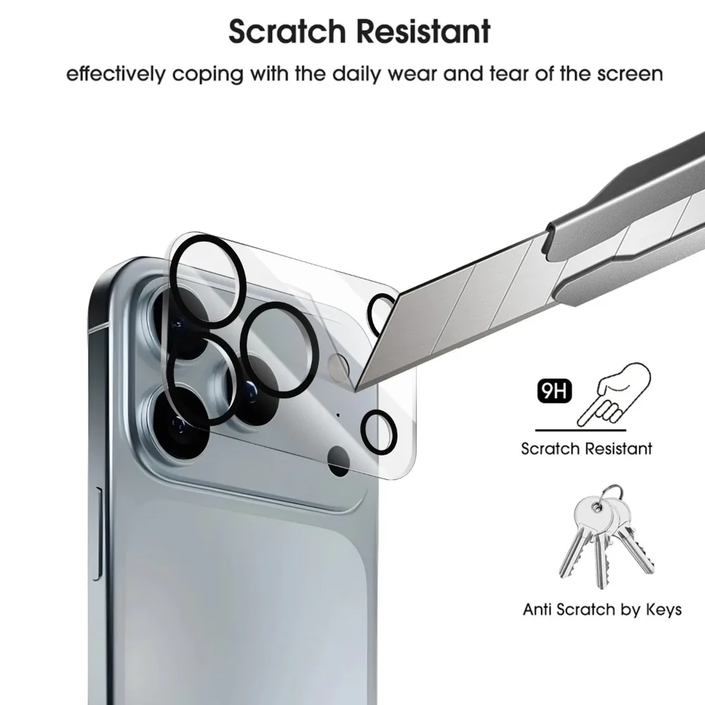 3-5PCS HD Clear Camera Lens Protector for IPhone 17 ProMax/17 Pro Air Tempered Glass Anti-scratch Lens Protective Films
3-5PCS HD Clear Camera Lens Protector for IPhone 17 ProMax/17 Pro Air Tempered Glass Anti-scratch Lens Protective Films