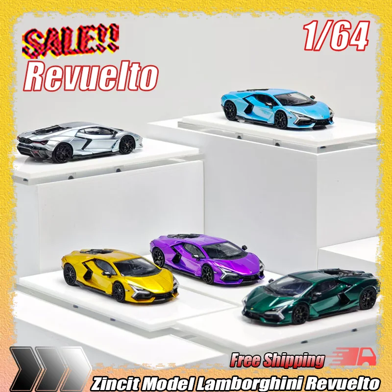 New Zincit Model 1:64 Lamborghini Revuelto Miniature Alloy Die-Casting Model Customized Children'S Toy Collectible Ornament Gift
New Zincit Model 1:64 Lamborghini Revuelto Miniature Alloy Die-Casting Model Customized Children'S Toy Collectible Ornament Gift
