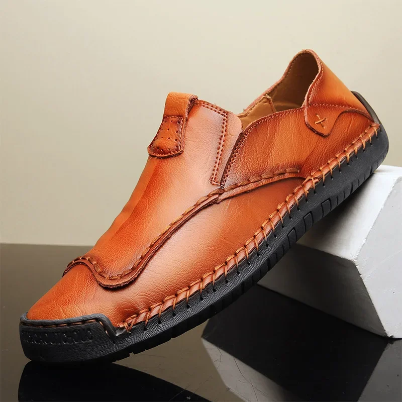 Business Loafers plus Size Men's Casual Leather Shoes Slip-on Soft Bottom Loafers British Driving Shoes Moccasins
Business Loafers plus Size Men's Casual Leather Shoes Slip-on Soft Bottom Loafers British Driving Shoes Moccasins