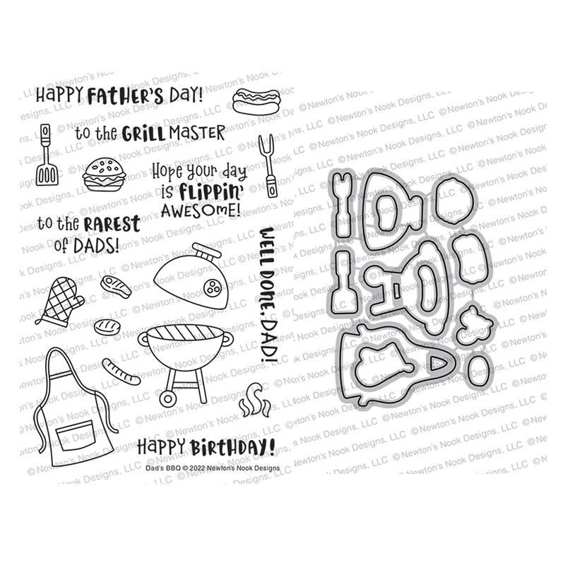 April 2022 New Arrivals Clear Stamps and Cutting Dies for Scrapbooking Paper Making Dad's BBQ Embossing Frames Card Crafts
April 2022 New Arrivals Clear Stamps and Cutting Dies for Scrapbooking Paper Making Dad's BBQ Embossing Frames Card Crafts
