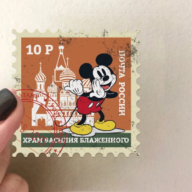50pcs Vintage Mickey Stamp Stickers Creative Travel Decor Waterproof Decals for Laptop Phone Bottle Envelope Scrapbook Gift
50pcs Vintage Mickey Stamp Stickers Creative Travel Decor Waterproof Decals for Laptop Phone Bottle Envelope Scrapbook Gift