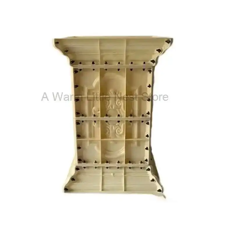 Durable ABS Plastic Flowerpot Mould Cement Mold for Garden Fence Square Column Pier Roman Column Concrete Bonsai Model
Durable ABS Plastic Flowerpot Mould Cement Mold for Garden Fence Square Column Pier Roman Column Concrete Bonsai Model