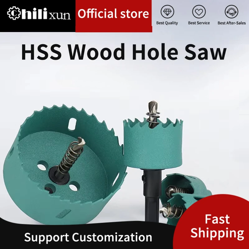 HILIXUN 1Pc HSS Steel New M42 Core Hole Saw Suitable For Downlight Plasterboard Opening 16-200mm Bimetal Wood Hole Saw Drill Bit
HILIXUN 1Pc HSS Steel New M42 Core Hole Saw Suitable For Downlight Plasterboard Opening 16-200mm Bimetal Wood Hole Saw Drill Bit