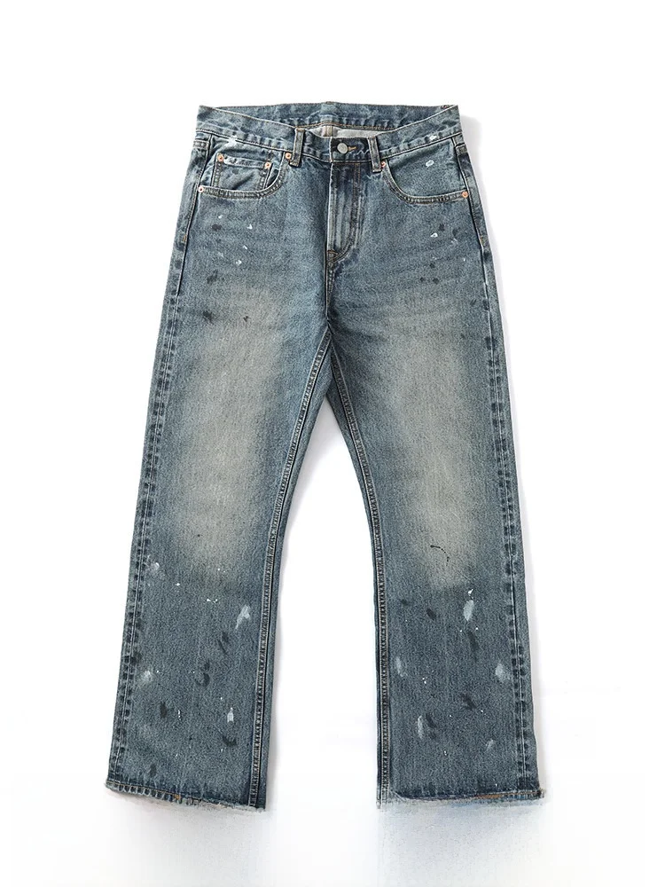 MBBCAR Vintage Hong Kong Style Bell Bottom Jeans Straight Leg Denim Cotton Youth Fashion mid Waist Long Pants Ameika Khaki
MBBCAR Vintage Hong Kong Style Bell Bottom Jeans Straight Leg Denim Cotton Youth Fashion mid Waist Long Pants Ameika Khaki