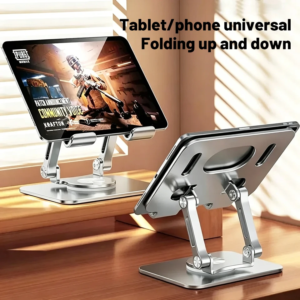 360 Rotation Tablet Stand for iPad Adjustable Foldable Tablet Holder Aluminum Phone Stands Compatible with iPad Pro/ Air/ Mini
360 Rotation Tablet Stand for iPad Adjustable Foldable Tablet Holder Aluminum Phone Stands Compatible with iPad Pro/ Air/ Mini
