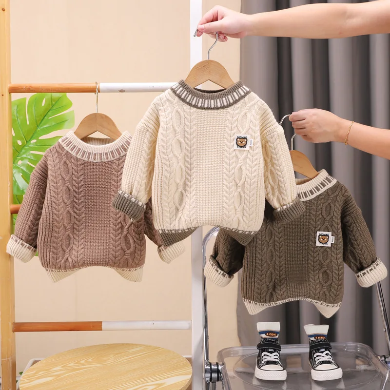 Boys Sweaters Spring Autumn 2025 Children Woolen Jersey Clothes Tops For Baby Boy Outerwear Kids Knitted Outfits Costume Sweater
Boys Sweaters Spring Autumn 2025 Children Woolen Jersey Clothes Tops For Baby Boy Outerwear Kids Knitted Outfits Costume Sweater