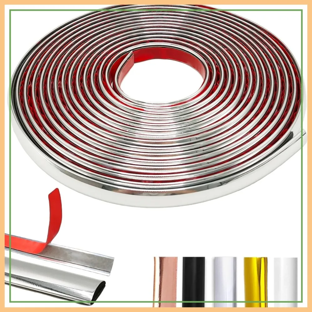 22Ft Silver Molding Trim Peel and Stick, Flexible Mirror Border for Wall Ceiling Floor Cabinet Tile Edge
22Ft Silver Molding Trim Peel and Stick, Flexible Mirror Border for Wall Ceiling Floor Cabinet Tile Edge