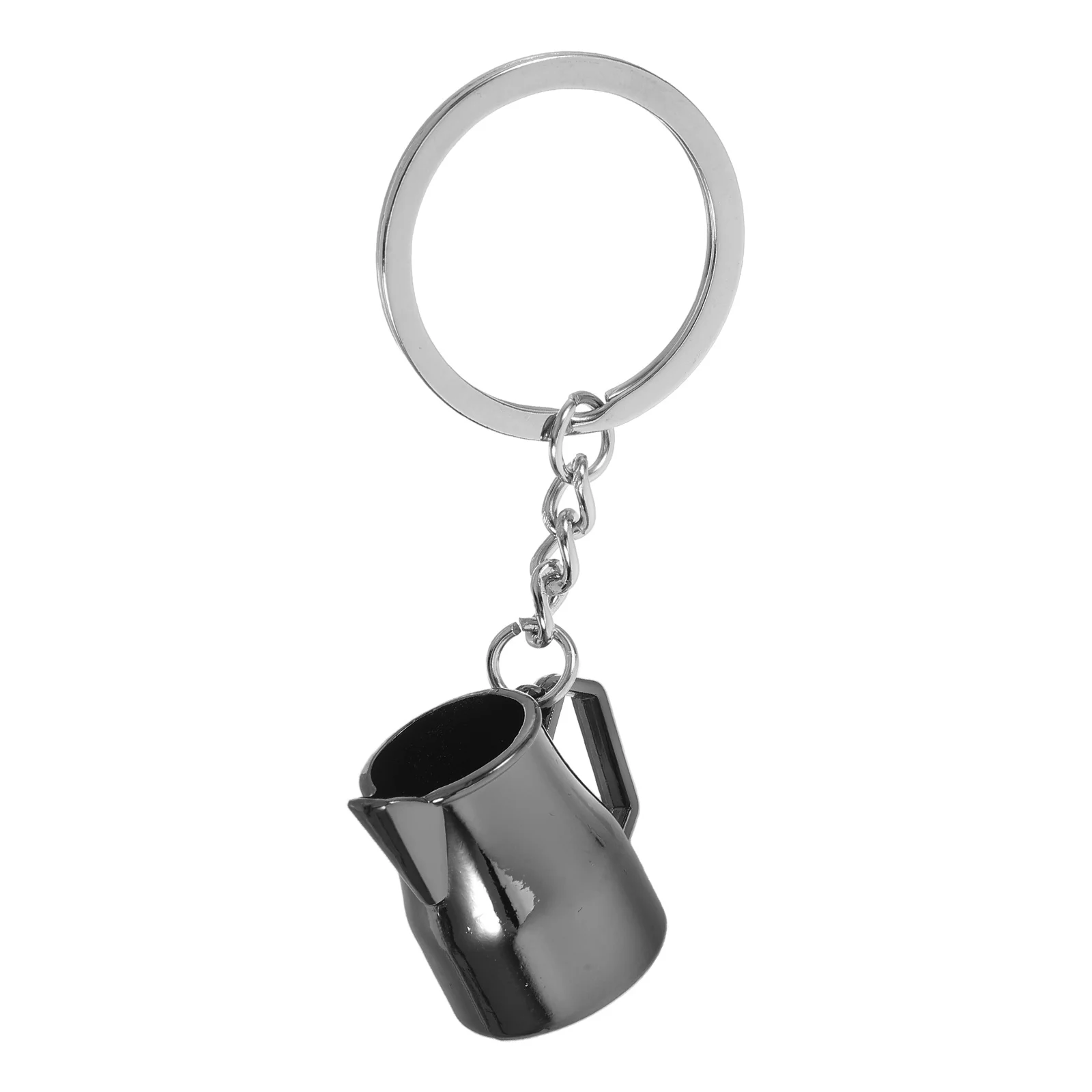 Coffee Metal Cup Charm Keyring Stainless Steel Car Keychains for Men Mini Cup Keychain Creative Tool Keychain Latte Pitcher
Coffee Metal Cup Charm Keyring Stainless Steel Car Keychains for Men Mini Cup Keychain Creative Tool Keychain Latte Pitcher