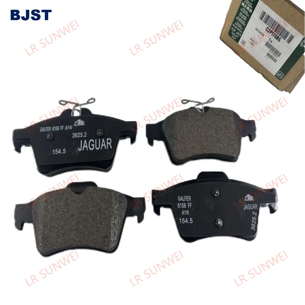 Rear brake pads are suitable for XF/XJ/XK rear brake pads C2P26112 C2P17595 C2C2C27271
Rear brake pads are suitable for XF/XJ/XK rear brake pads C2P26112 C2P17595 C2C2C27271