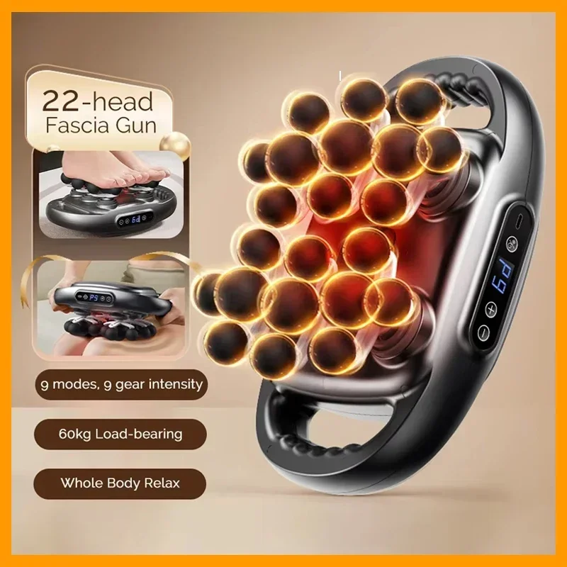 Пистолет для фасции с 22 головками, массажер для мышц, высокочастотный вибрационный массажный пистолет для тела, массажер для спины и талии, массажер для шеи, плеч
Пистолет для фасции с 22 головками, массажер для мышц, высокочастотный вибрационный массажный пистолет для тела, массажер для спины и талии, массажер для шеи, плеч