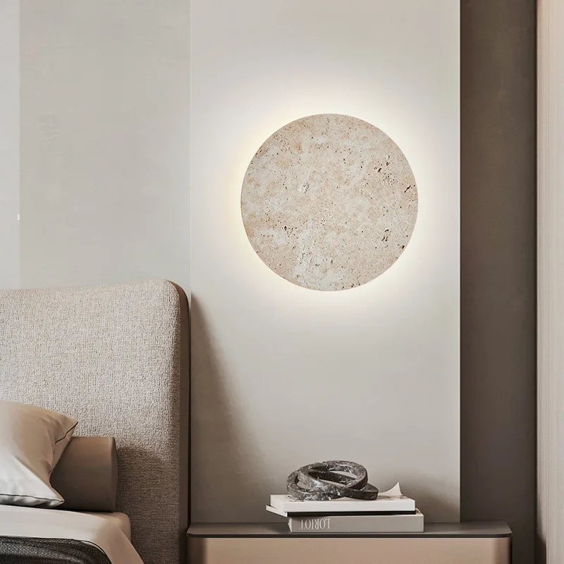 Modern Creative Round Yellow Travertine Wall Sconce LED Dimming Lighting Bedroom Living Room Corridor Indoor Decor Fixtures 23cm
Modern Creative Round Yellow Travertine Wall Sconce LED Dimming Lighting Bedroom Living Room Corridor Indoor Decor Fixtures 23cm