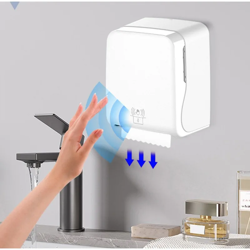Induction automatic paper breaker dispenser public bathroom hand towel holder large plate tissue box
Induction automatic paper breaker dispenser public bathroom hand towel holder large plate tissue box