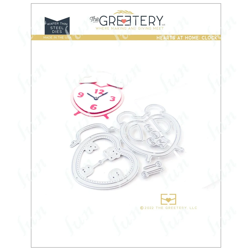 Metal Cutting Dies Stencil Embossing Template Handmade Diy Valentines Day Greeting Card Scrapbooking He Clock Die Decoration
Metal Cutting Dies Stencil Embossing Template Handmade Diy Valentines Day Greeting Card Scrapbooking He Clock Die Decoration