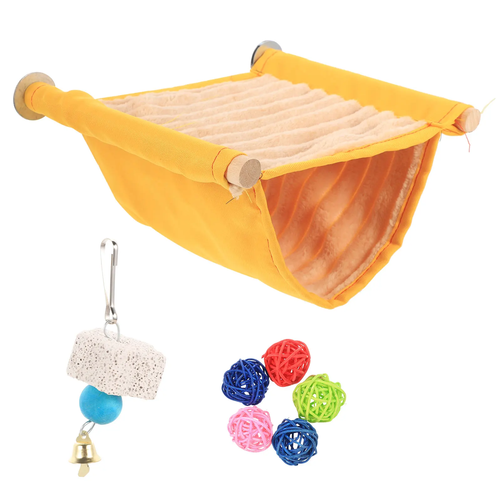 Pet Hammock Set Bird Toys Parakeets Perch Stick Play Stand Swing Durable Breathing Space Warm Novelty Parrot Nest House
Pet Hammock Set Bird Toys Parakeets Perch Stick Play Stand Swing Durable Breathing Space Warm Novelty Parrot Nest House