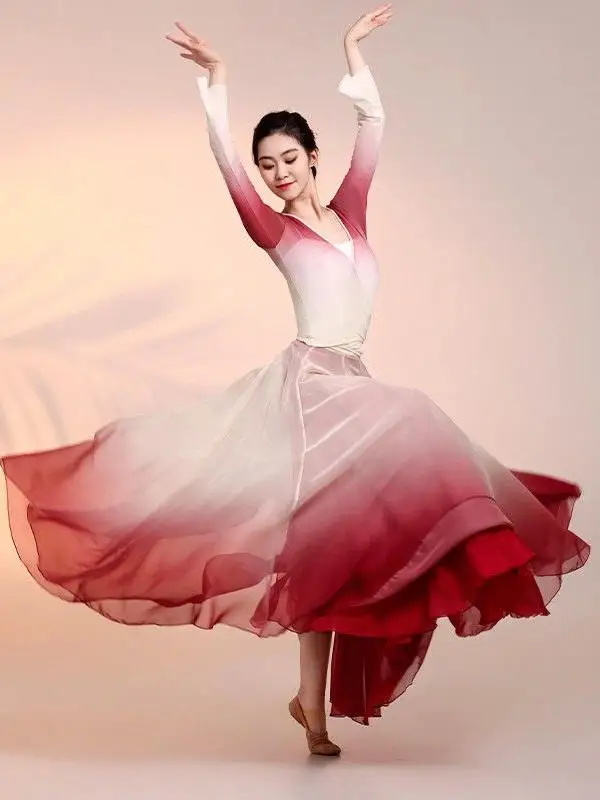 New Dance Costume Oracle Bone Sle Classical Dance Performance Outfit Wanjiang Lantern Festival Big Skirt Set Women's Ethnic...
New Dance Costume Oracle Bone Sle Classical Dance Performance Outfit Wanjiang Lantern Festival Big Skirt Set Women's Ethnic...