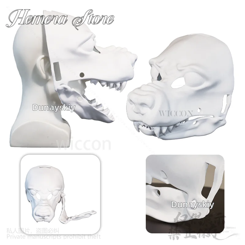3D Polylactic Acid Mask Dog Skull Diy Props Furry Cosplay Animal Artist Horror Kigurumi Furrysuit Costume Anime Gifts Customized
3D Polylactic Acid Mask Dog Skull Diy Props Furry Cosplay Animal Artist Horror Kigurumi Furrysuit Costume Anime Gifts Customized