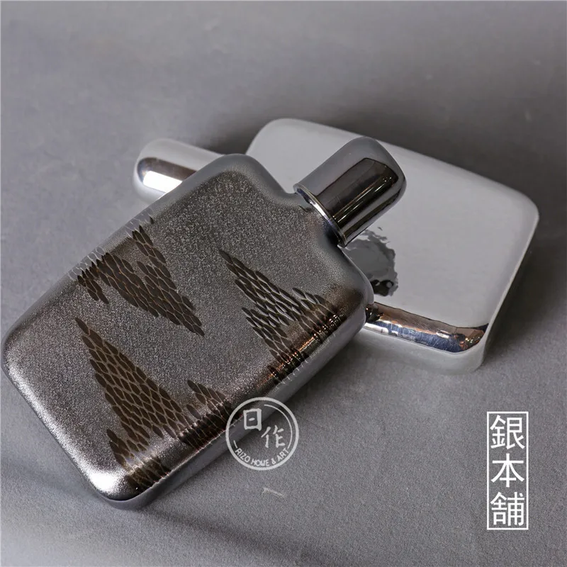 Yinben Shop Japanese Sake Pot Copper Sier Plated Portable Wine Bottle Whiskey Strong
Yinben Shop Japanese Sake Pot Copper Sier Plated Portable Wine Bottle Whiskey Strong