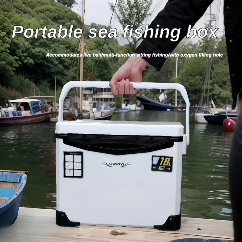 Portable 18L Lightweight Small Outdoor Fishing Box Car Mounted Box Insulated Box Cooler Box Oxygen Holes Freshness Keeping Box F
Portable 18L Lightweight Small Outdoor Fishing Box Car Mounted Box Insulated Box Cooler Box Oxygen Holes Freshness Keeping Box F