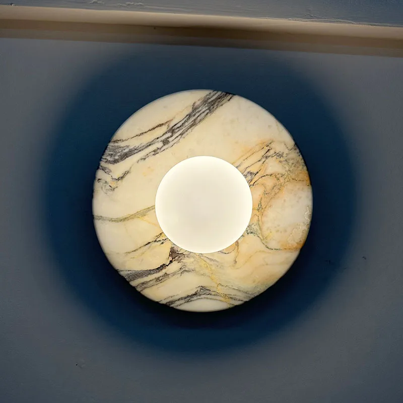 Medieval silent style marble wall lamp Internet celebrity DIY French porch aisle bedroom living room background wall retro lamp 
Medieval silent style marble wall lamp Internet celebrity DIY French porch aisle bedroom living room background wall retro lamp
