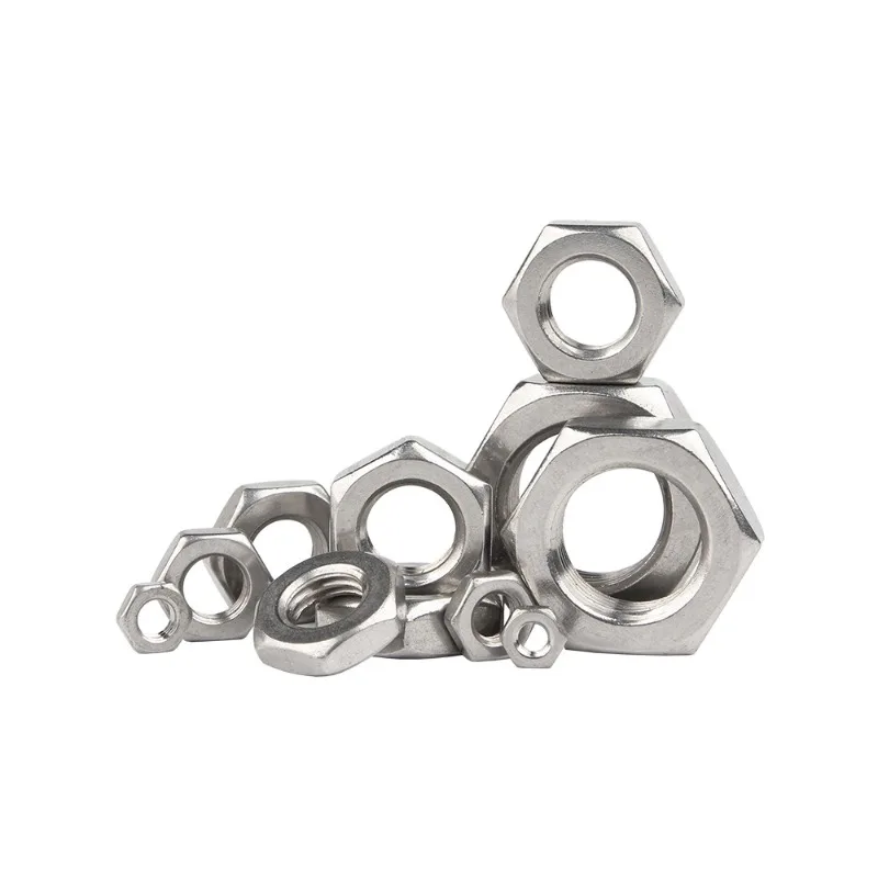 M2 M2.5 M3 M6 M20 M22 M24 M27 M30 316/304 Stainless Steel Flat Hex Hexagon Wafer Low Thin Jam Nut Fine Toothed Thin Nut
M2 M2.5 M3 M6 M20 M22 M24 M27 M30 316/304 Stainless Steel Flat Hex Hexagon Wafer Low Thin Jam Nut Fine Toothed Thin Nut