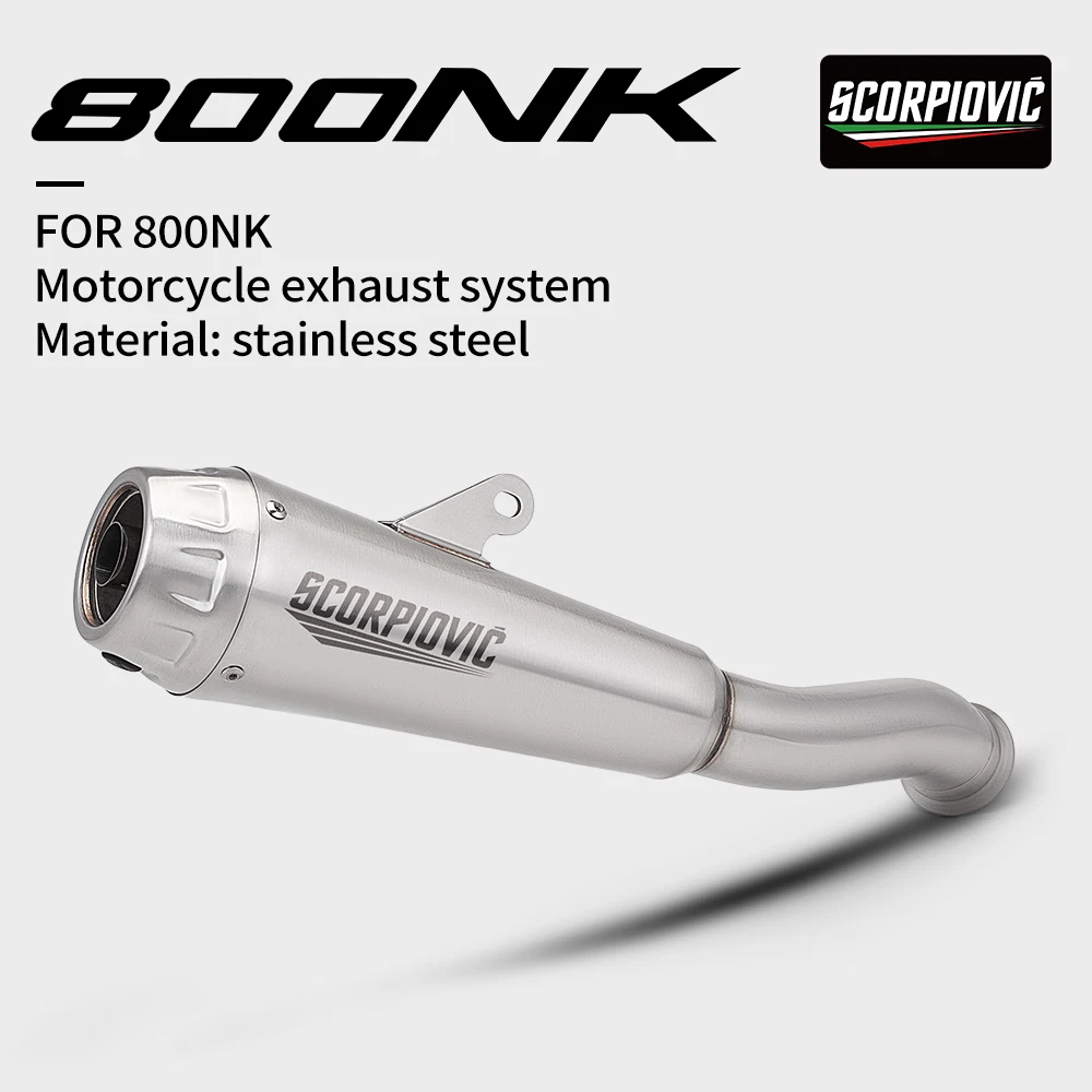 For 800nk Universal Fit Motorcycle Exhaust Slip On Integrated Mid Tail Muffler Replacement Kit Accessories
For 800nk Universal Fit Motorcycle Exhaust Slip On Integrated Mid Tail Muffler Replacement Kit Accessories