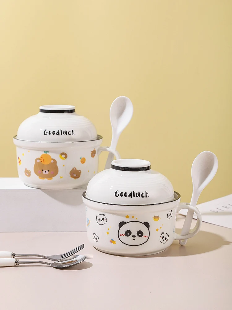 Cerc Soup Bowl with Lid Spoon And Handle for Office Workers Individual Rice Bowl Ceteria Meal Soup Bowl Dining Utensils Set
Cerc Soup Bowl with Lid Spoon And Handle for Office Workers Individual Rice Bowl Ceteria Meal Soup Bowl Dining Utensils Set
