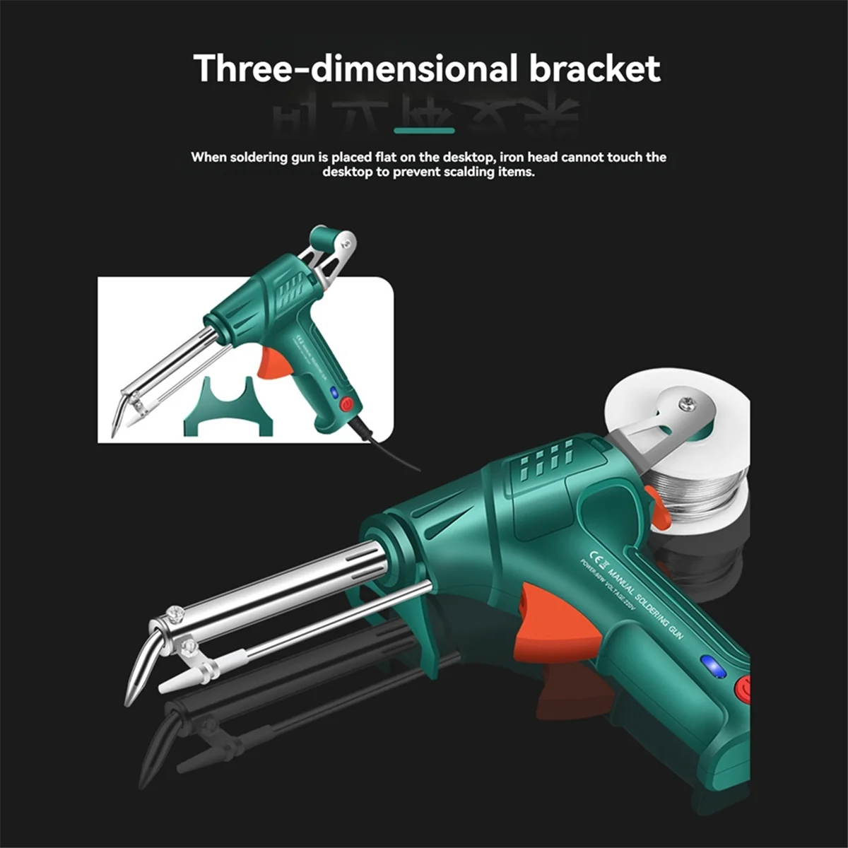 Hot sale Manual Soldering Iron Tip Tin Auto External Heat Electric Tin Welding Machine for 0.5-1.2mm Wire Diameter EU Plug
Hot sale Manual Soldering Iron Tip Tin Auto External Heat Electric Tin Welding Machine for 0.5-1.2mm Wire Diameter EU Plug