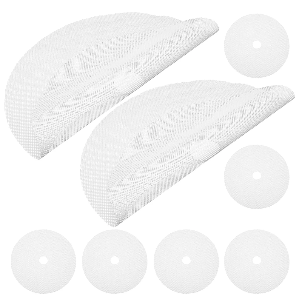 8pcs Silicone Drying Pad 33cm Round Food Dehydrator Mats Reusable Nonstick Trays Fruit Meat Dryer Mesh Liners White
8pcs Silicone Drying Pad 33cm Round Food Dehydrator Mats Reusable Nonstick Trays Fruit Meat Dryer Mesh Liners White