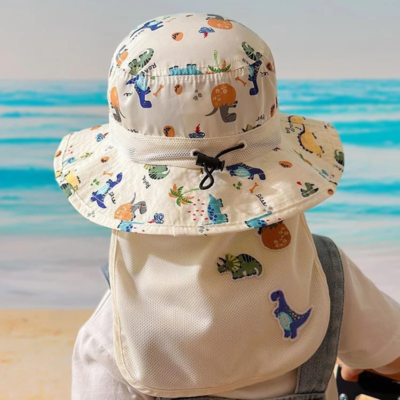 Cartoon Baby Summer Hat Neck Protection Kids Sun Hats for Girls Boys Beach Children Panama Cap Toddler Infant Fisherman Hat
Cartoon Baby Summer Hat Neck Protection Kids Sun Hats for Girls Boys Beach Children Panama Cap Toddler Infant Fisherman Hat