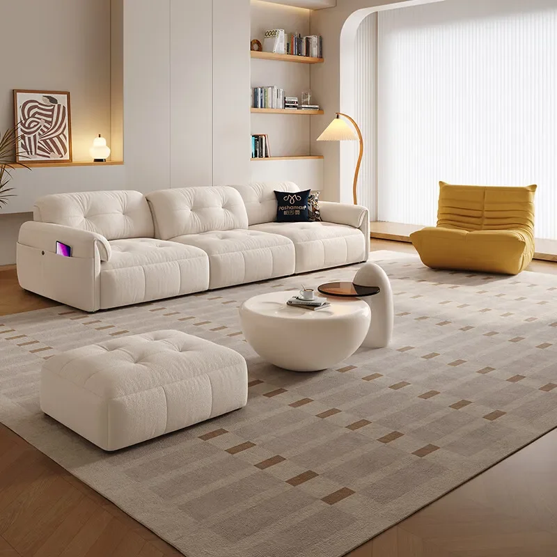 Real Leather Sofa Three Seater White Pull Out Sofa Sectional Sofa Living Room Furniture
Real Leather Sofa Three Seater White Pull Out Sofa Sectional Sofa Living Room Furniture