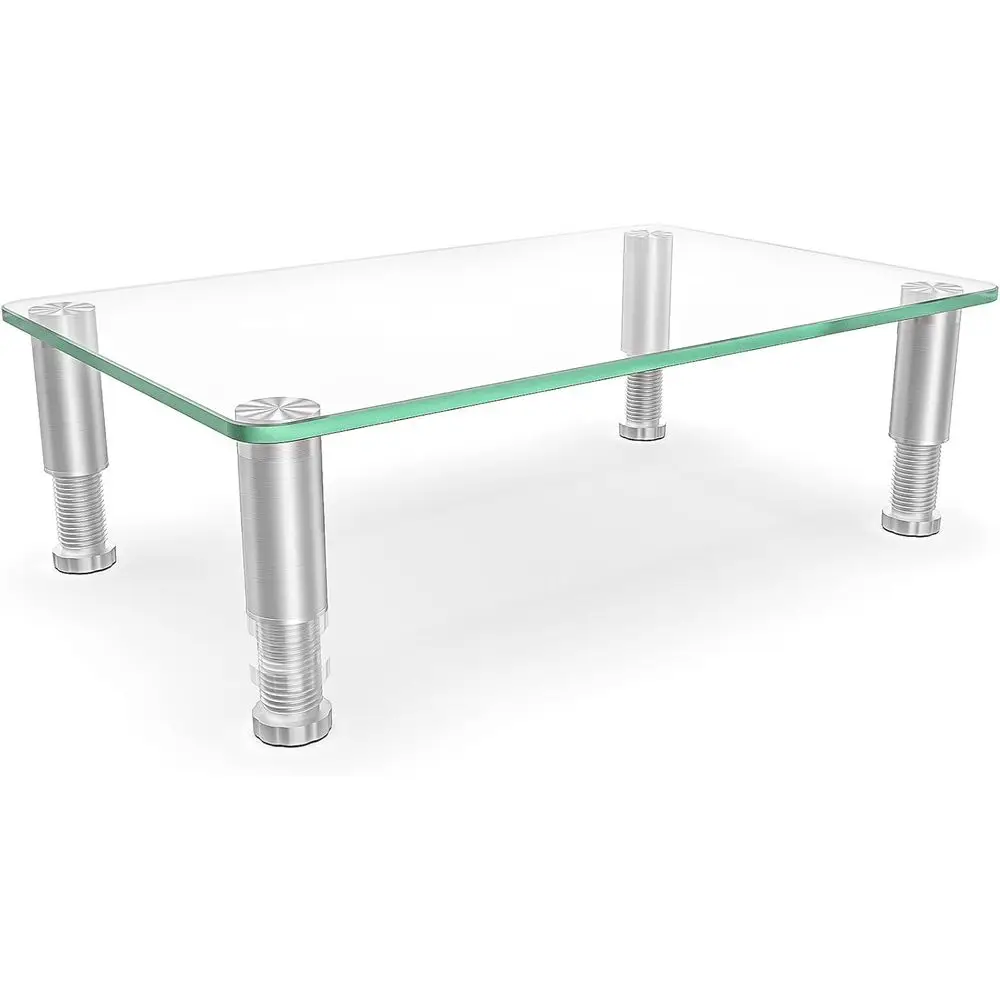 Clear Computer Monitor Stand Riser Height Adjustable Multi Media Desktop Stand LCD LED Laptop Notebook One HD01T-002
Clear Computer Monitor Stand Riser Height Adjustable Multi Media Desktop Stand LCD LED Laptop Notebook One HD01T-002