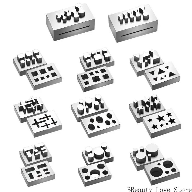 Professional Steel Mold Set Jewelry Clasps Making Molds Necklace Lock Crafting Tool Steel Texture for Jewelry
Professional Steel Mold Set Jewelry Clasps Making Molds Necklace Lock Crafting Tool Steel Texture for Jewelry