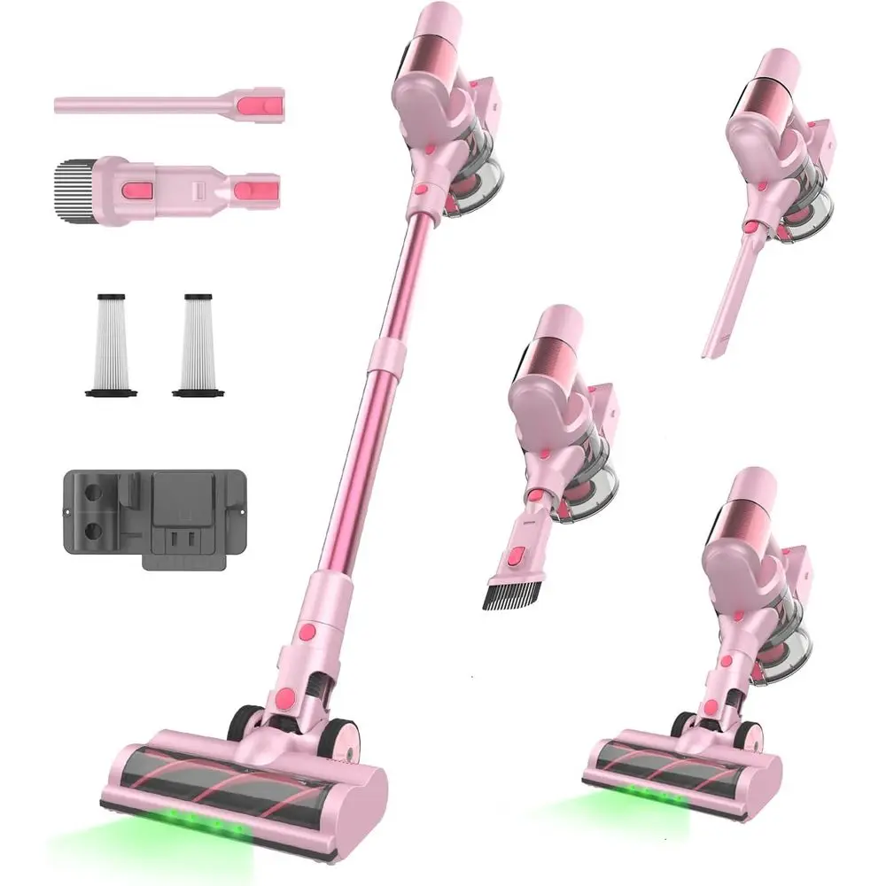 550W 45KPA Turbo Suction Stick Vacuum Cleaner, 60 Mins Runtime, Self-Standing with LED Display, Anti-Brush for Hardwood Floors,
550W 45KPA Turbo Suction Stick Vacuum Cleaner, 60 Mins Runtime, Self-Standing with LED Display, Anti-Brush for Hardwood Floors,