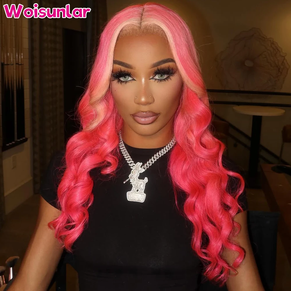 36 inches Highlight Light pink and pink Front Lace wig human hair 13x4 Transparent Lace body wave Black Women Natural Human hair
36 inches Highlight Light pink and pink Front Lace wig human hair 13x4 Transparent Lace body wave Black Women Natural Human hair