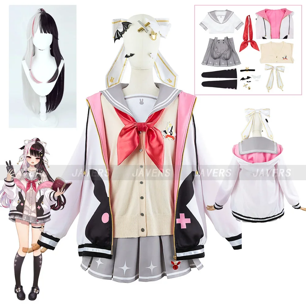 Yorumi Rena Cosplay Nijisanji Virtual Youtuber Costume Wig Japanese JK School Uniform Skirt Woman Lovely Birthday Party Suit
Yorumi Rena Cosplay Nijisanji Virtual Youtuber Costume Wig Japanese JK School Uniform Skirt Woman Lovely Birthday Party Suit