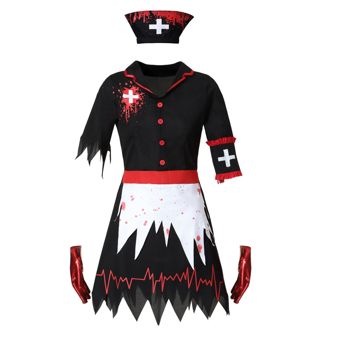 Halloween Horror Vampire Nurse Outfit For Women Carnival Masquerade Party
Halloween Horror Vampire Nurse Outfit For Women Carnival Masquerade Party