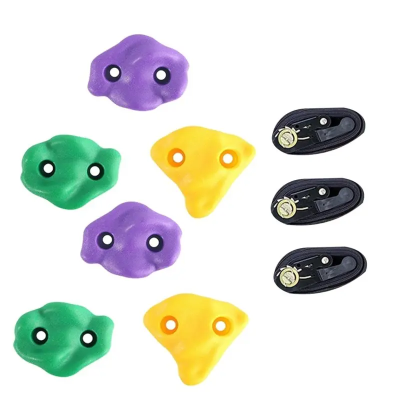 WOWFU-Kids Rock Climbing Wall Holds Set Holds Games Indoor Outdoor Climbing Stones Set Set Tree Climbing For Kids Climber
WOWFU-Kids Rock Climbing Wall Holds Set Holds Games Indoor Outdoor Climbing Stones Set Set Tree Climbing For Kids Climber