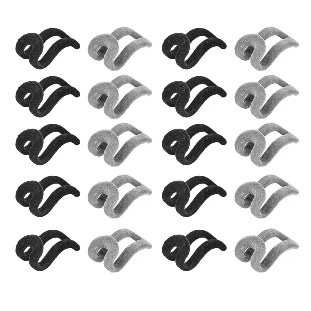 20pcs Flocking Hooks Space Saving Clothes Hangers Black Mini Closet Organizer Wardrobe Storage Clothes Hook Solution
20pcs Flocking Hooks Space Saving Clothes Hangers Black Mini Closet Organizer Wardrobe Storage Clothes Hook Solution